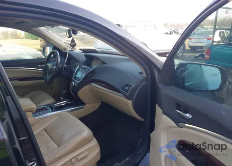 2014 Acura Mdx Technology Package z USA, uszkodzony, nr VIN 5FRYD3H44EB006990